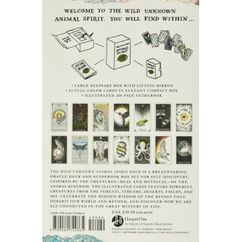 The Wild Unknown Animal Spirit Oracle kortų ir knygos rinkinys Harper One